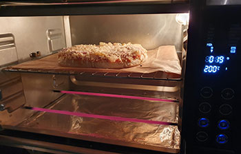 Tiefkühlpizza im Mini-Backofen